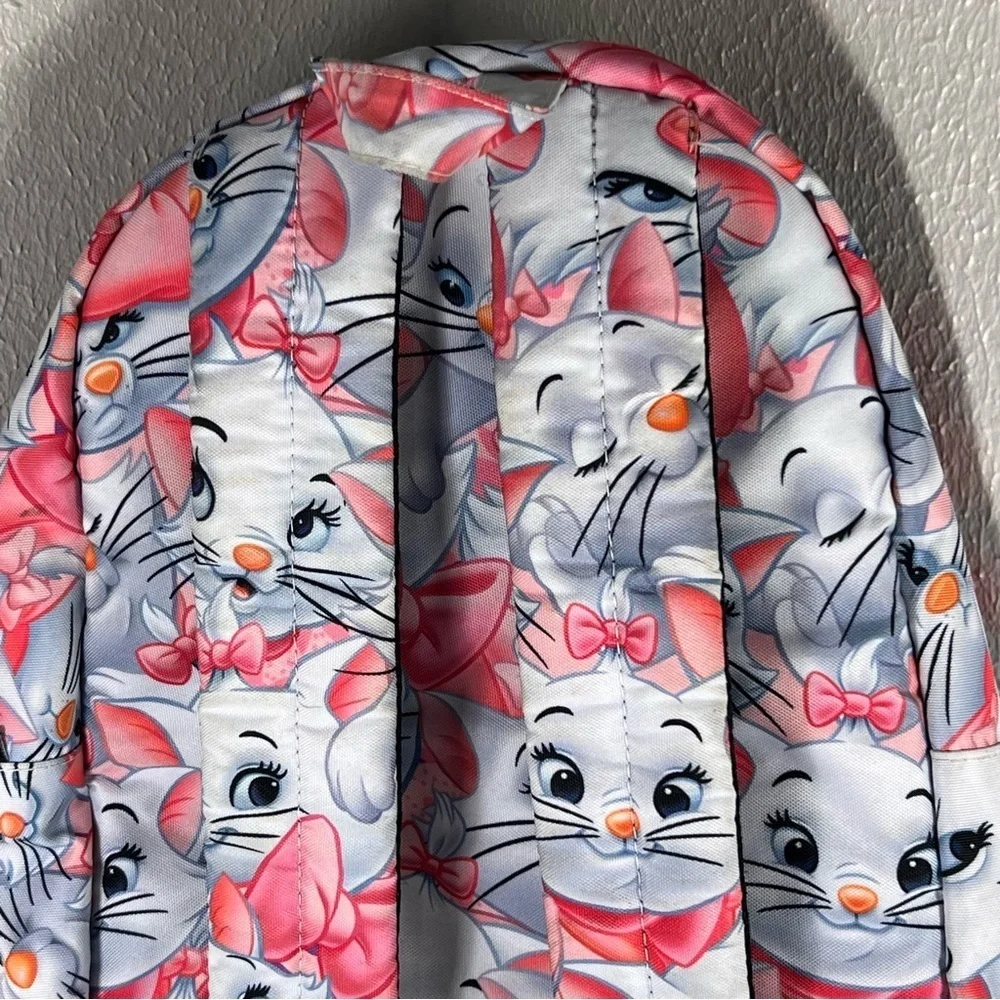 Disney Loungefly Marie Aristocats Bookbag Backpack Rare All Over Print